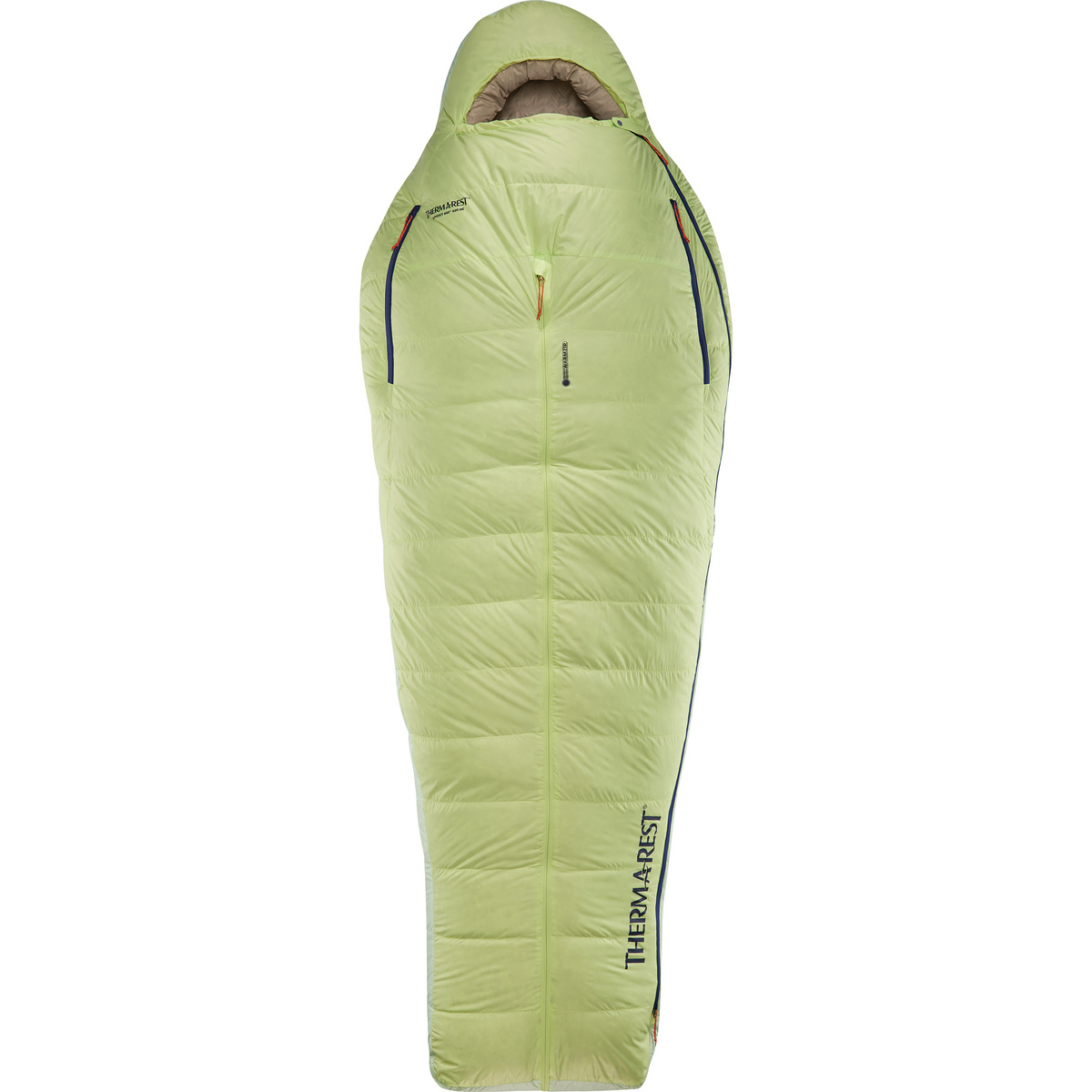 Therm-A-Rest Sacco a pelo Boost 650 32F/0C (Taglia max. 198cm, Verde)