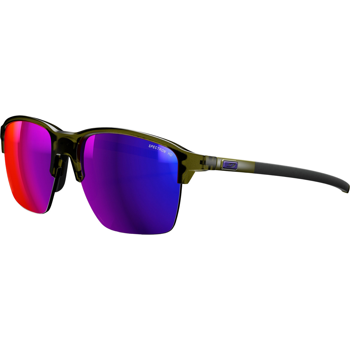 Julbo Crossline Spectron HD 3 Sportbrille (Größe L, oliv)