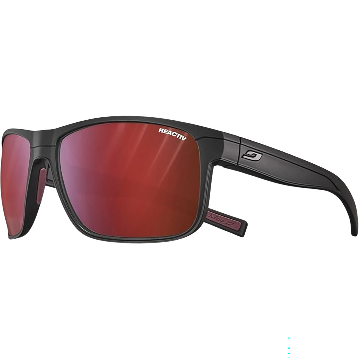 Julbo Renegade Reactiv 0-3 High Contrast Sportbrille (Größe L, schwarz)