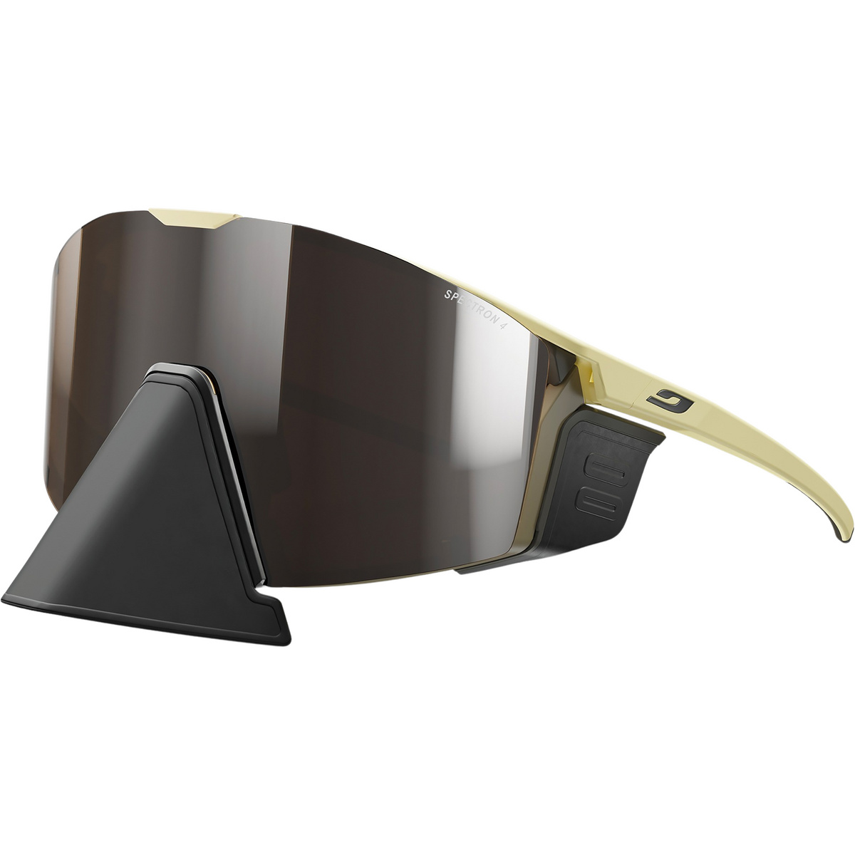 Julbo Herren Edge Cover Spectron 4 Gletscherbrille (Größe L, braun)