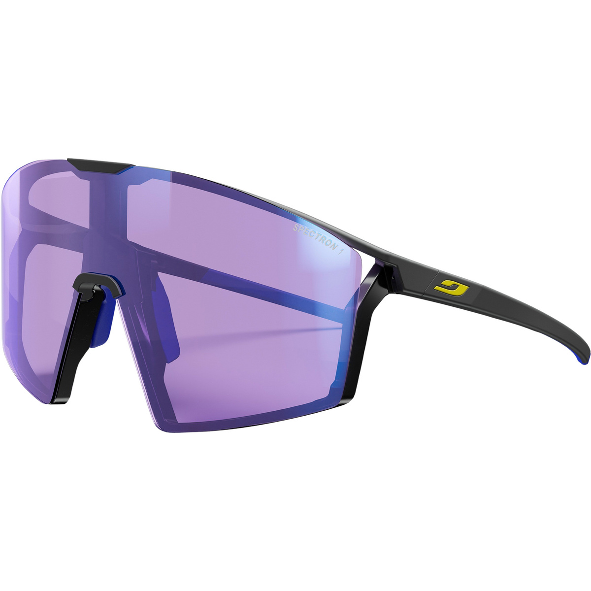 Julbo Herren Edge Spectron HD 1 Sportbrille (Größe L, schwarz)