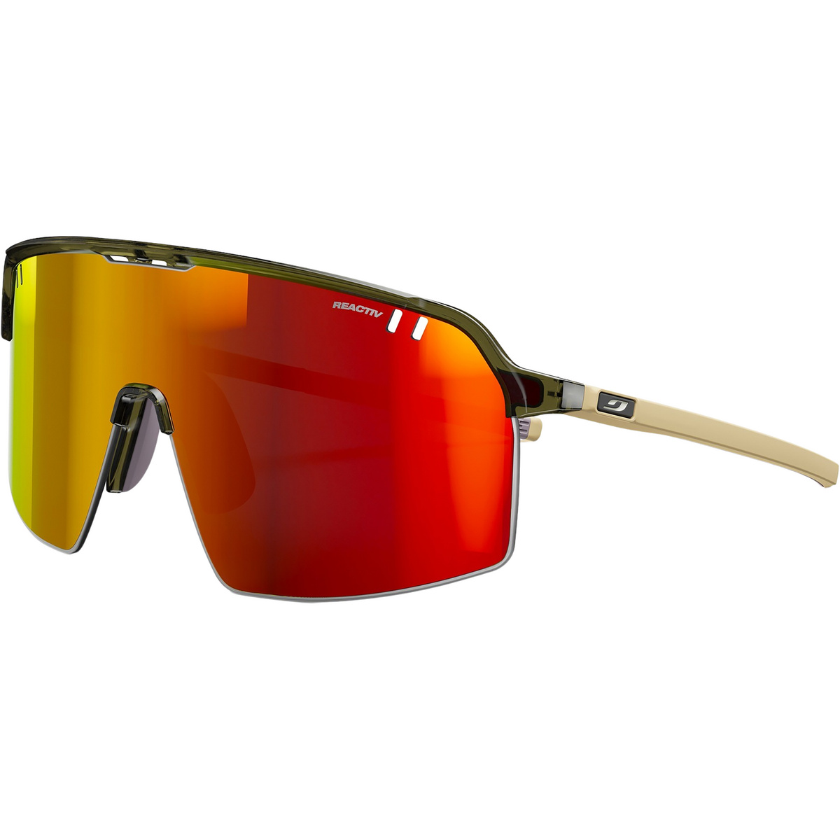 Julbo Intensity Reactiv 1-3 Light Amp. Sportbrille (Größe M, gruen)