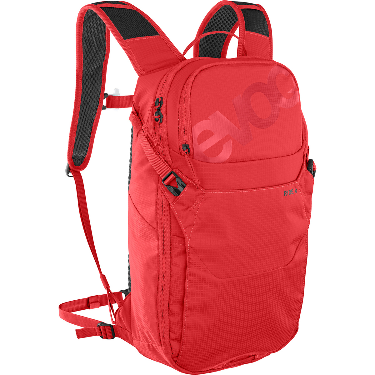 Evoc Zaino Ride 8 + Hydration Bladder 2 (Taglia 8L, Rosso)