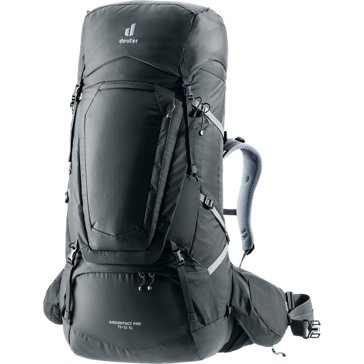 Deuter Damen Aircontact Pro 75+10 SL Rucksack (Größe 75+10L, grau)