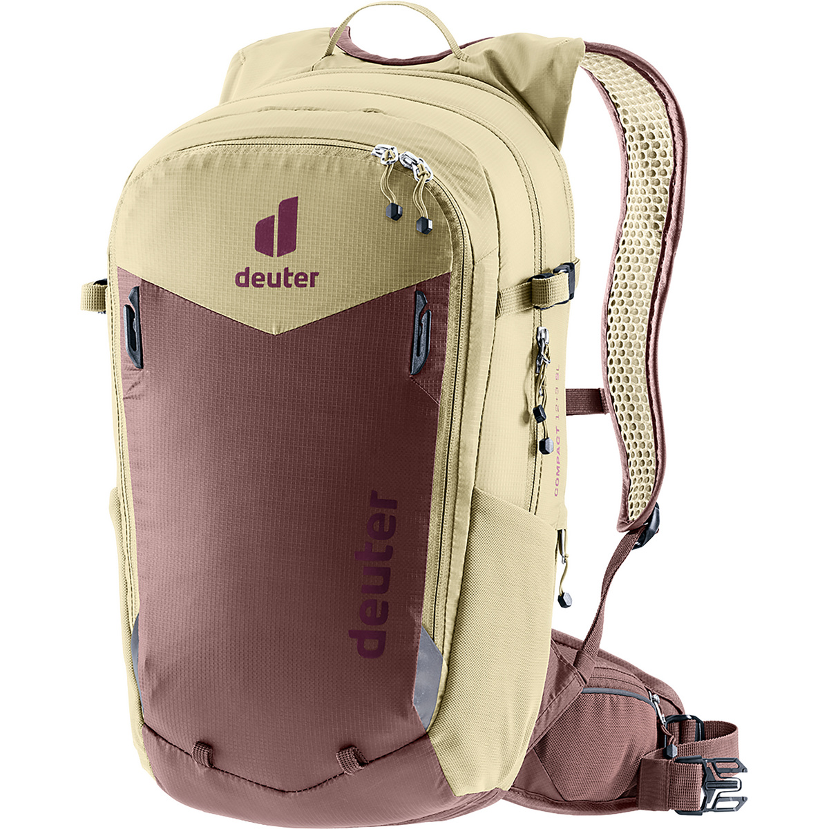 Deuter Femme Sac à dos pour vélo Compact 12+3 SL (taille 12+3L, Beige)