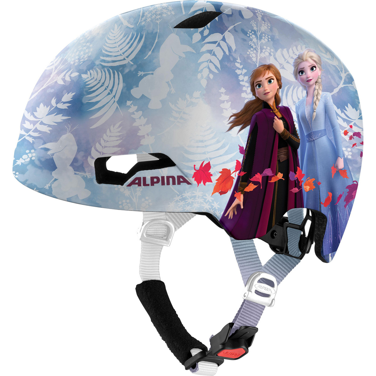 Alpina Kinder Hackney Disney Fahrradhelm (Größe 47-51CM, blau)