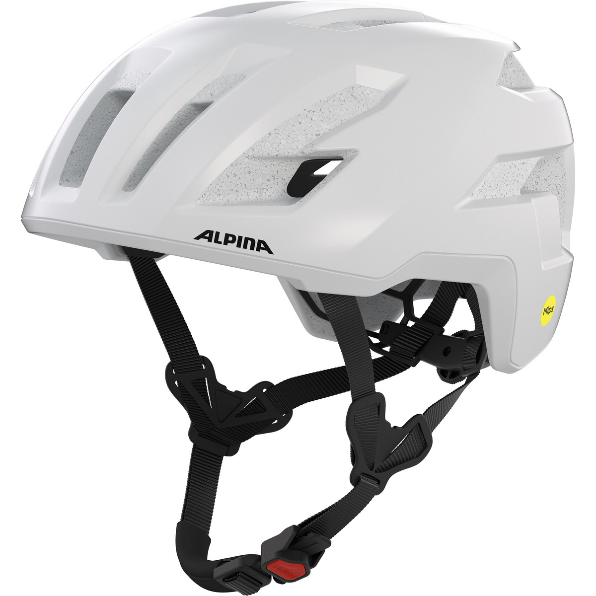 Alpina Taunus Gravel Mips Fahrradhelm (Größe 55-59CM, weiss)