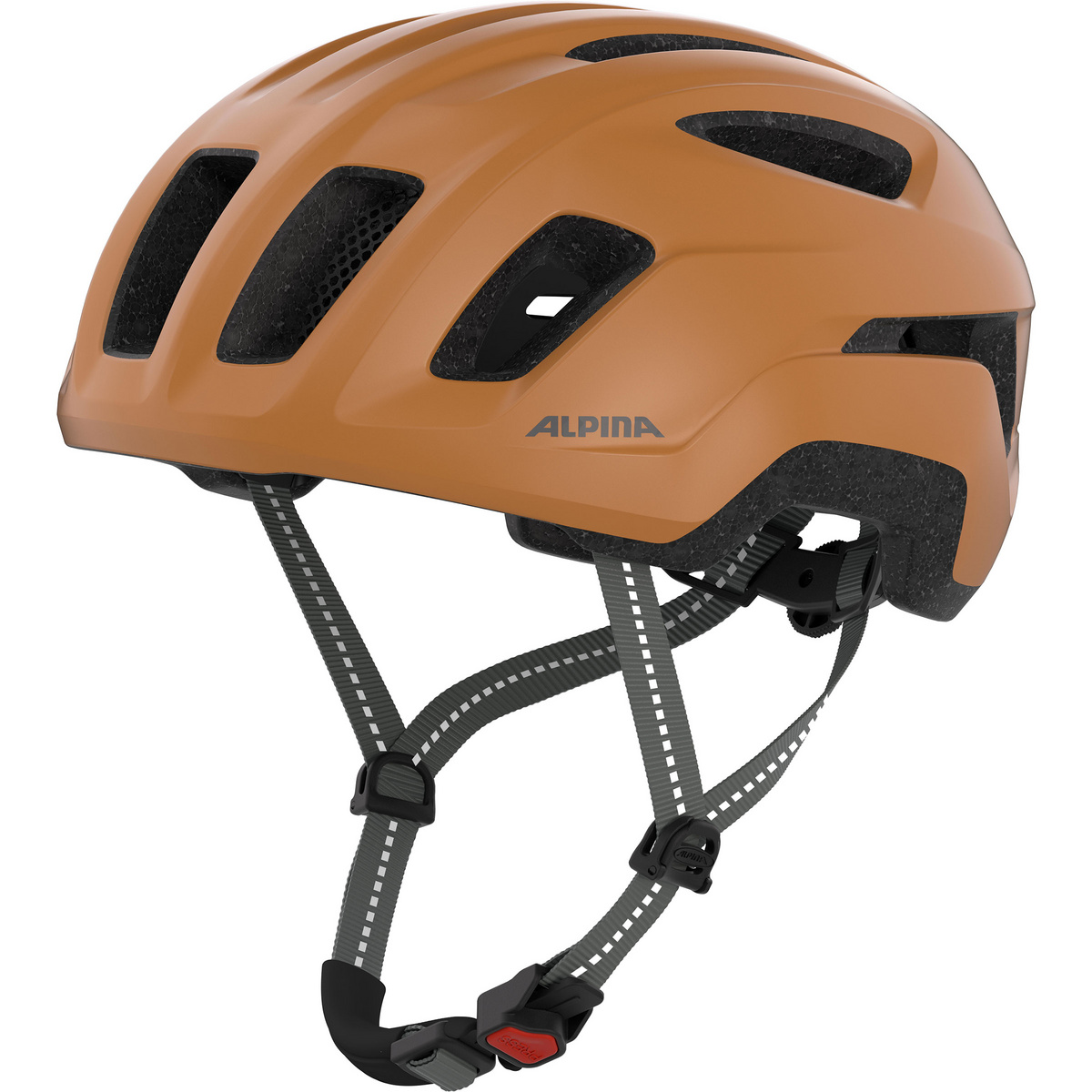 Alpina Casco da ciclismo Paranus Urban (Taglia 52-56CM, Arancione)