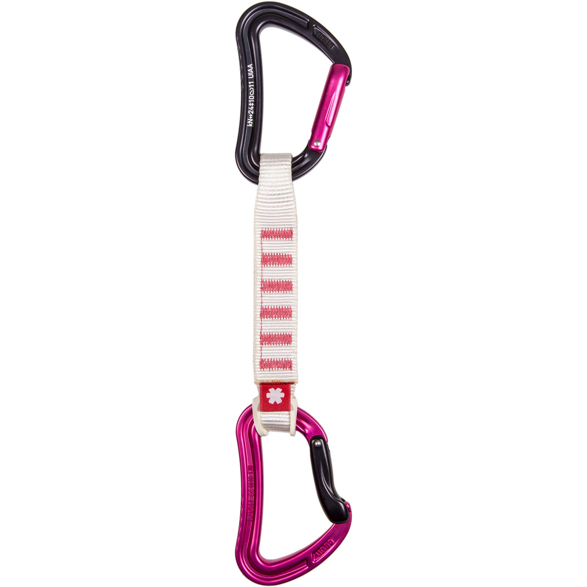 Ocun Rinvio Raven QD Zoom PA 22mm (Taglia 16CM, Magenta)
