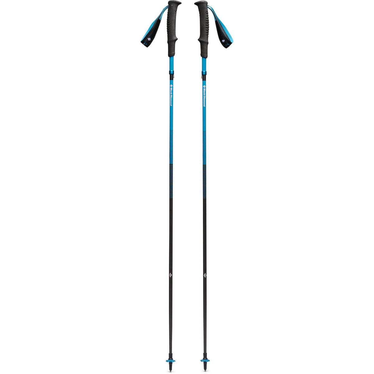Black Diamond Bastoncini da trekking Distance Carbon Z (Taglia 120CM, Blu)