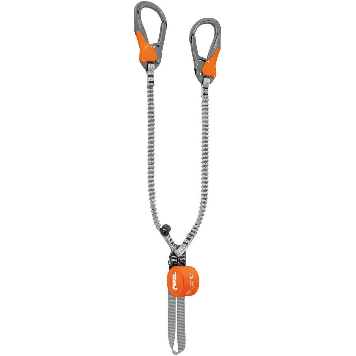 Petzl Set da via ferrata Scorpio® Eashook (Taglia One Size, Grigio)