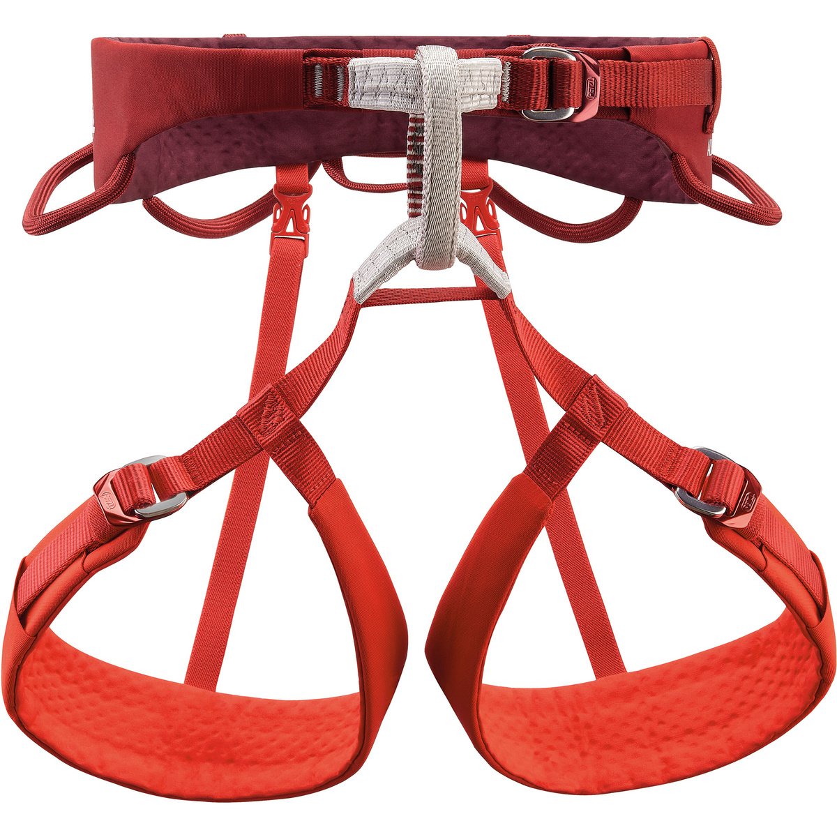 Petzl Imbracatura da arrampicata Adjama (Taglia 71-77CM, Rosso)