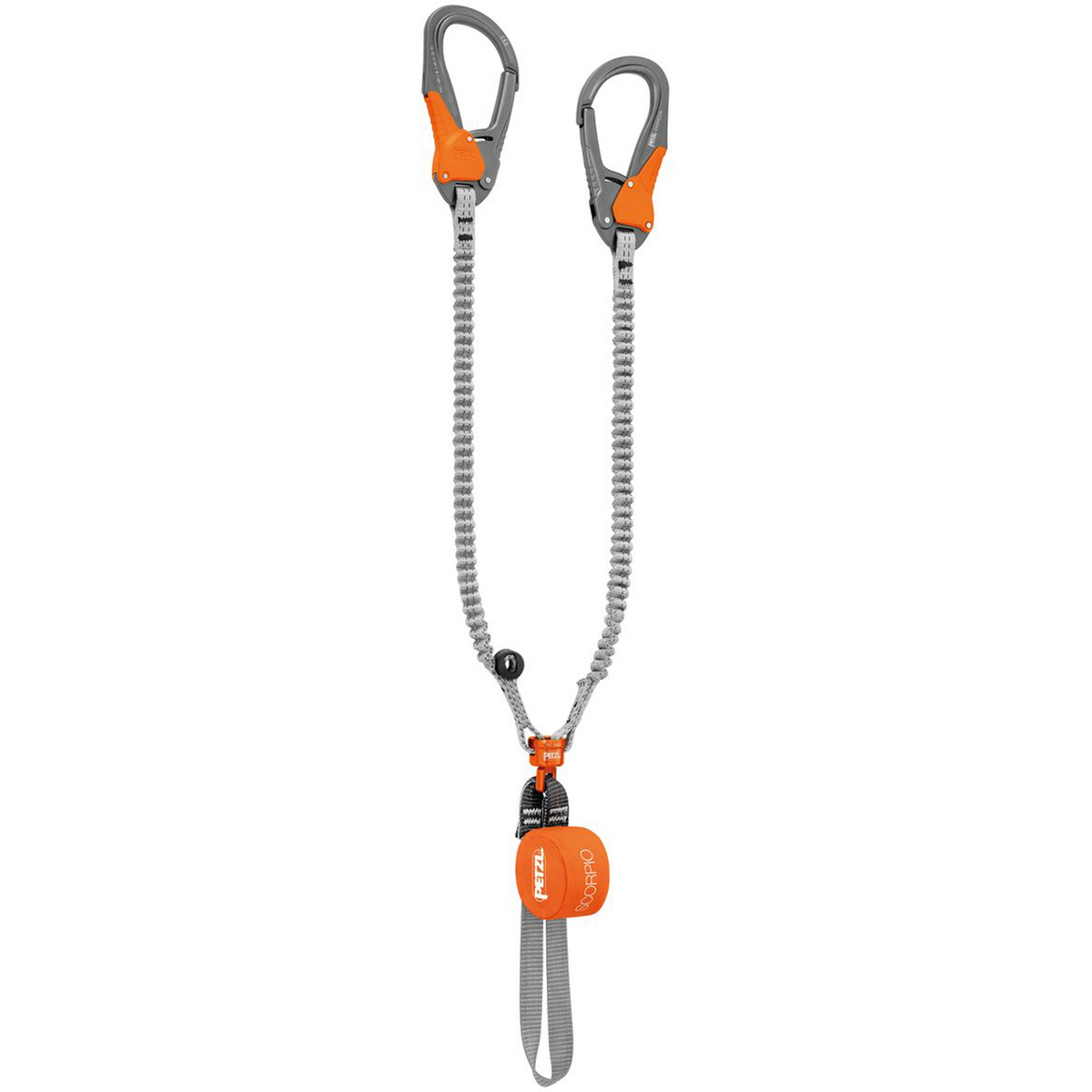 Petzl Set da via ferrata Scorpio® Eashook SW (Taglia One Size, Grigio)