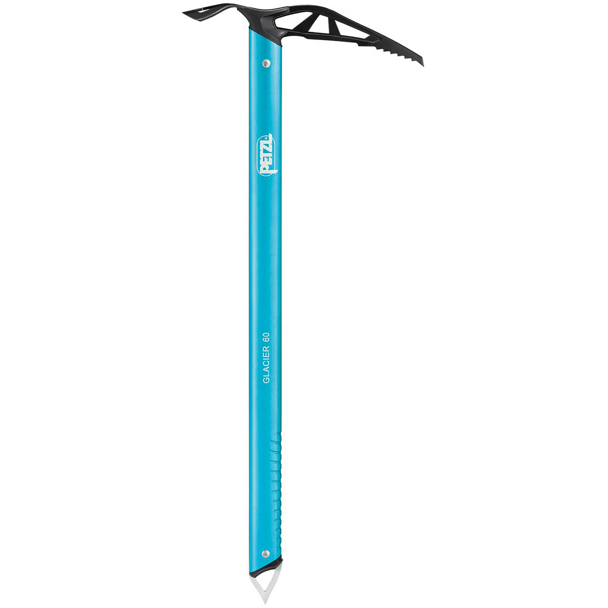 Petzl Piccozza da ghiaccio Glacier (Taglia 60CM, Blu)