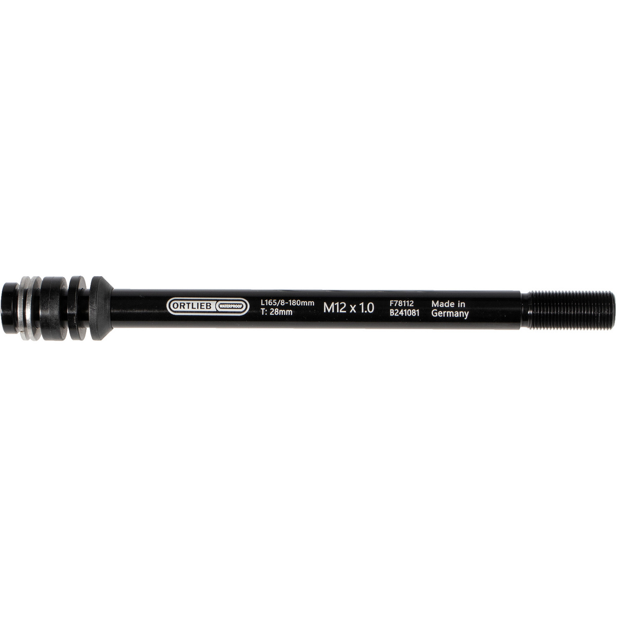 Ortlieb Connettore Thru Axle M6 (Taglia 1.5mm, Nero)
