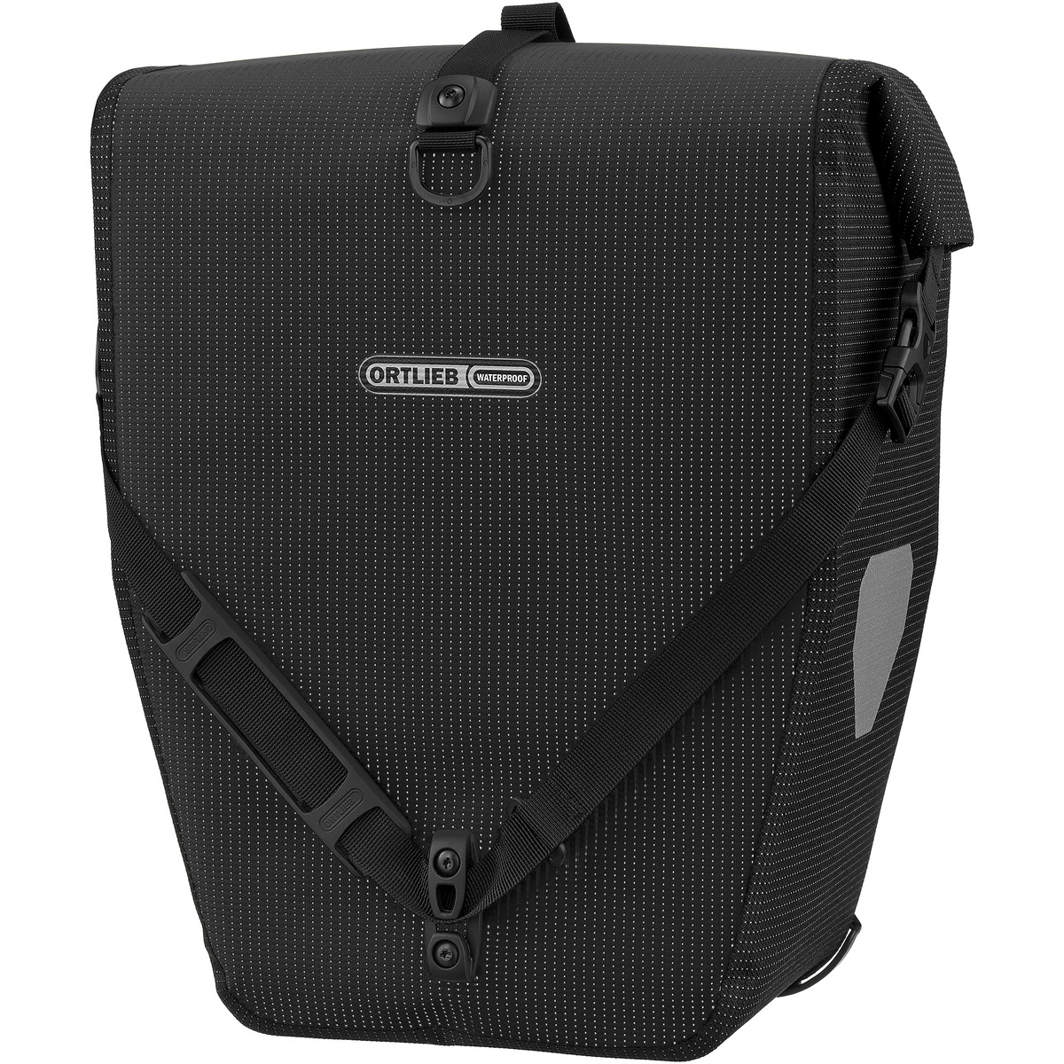 Ortlieb Sacoche de vélo Back-Roller High-Vis QL3.1 (taille 20L, Noir)
