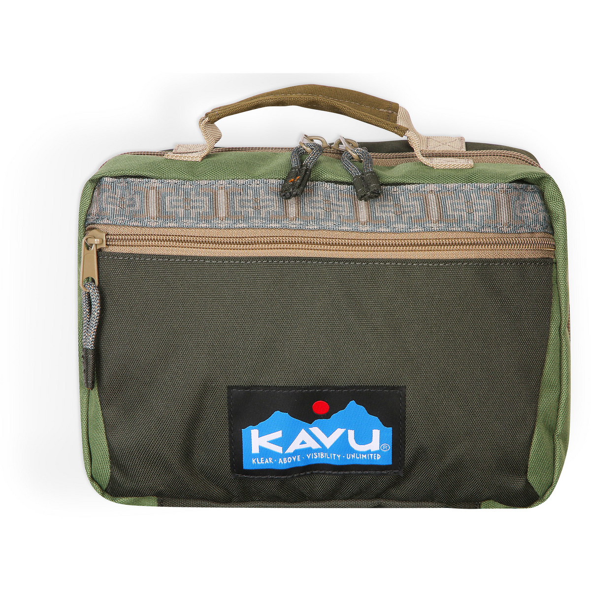 Kavu Borsa da toilette Take In Tow (Taglia ONE SIZE, Verde)