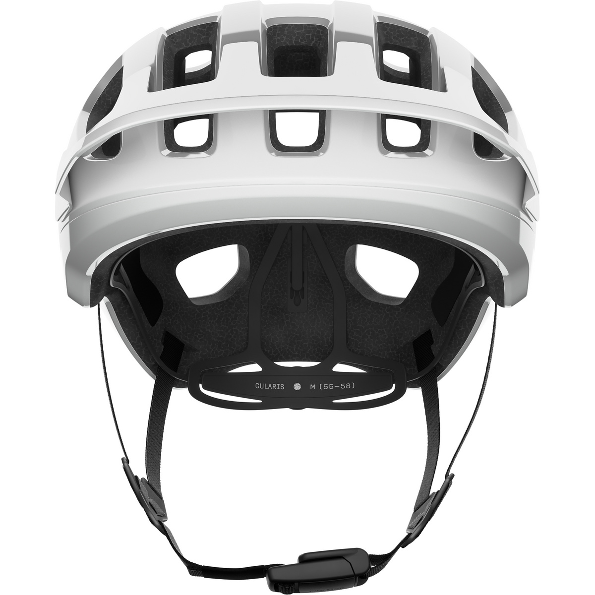 POC Cularis Fahrradhelm (Größe 59-62CM, weiss)