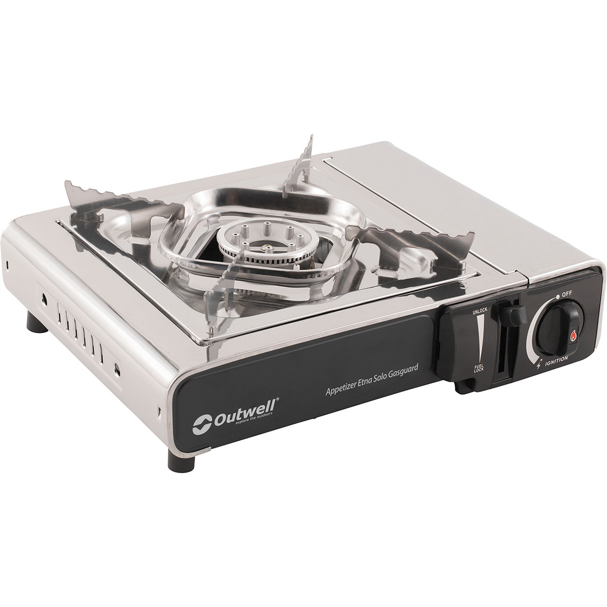 Outwell Appetizer Solo Gasguard Kocher (Größe ONE SIZE, silber)