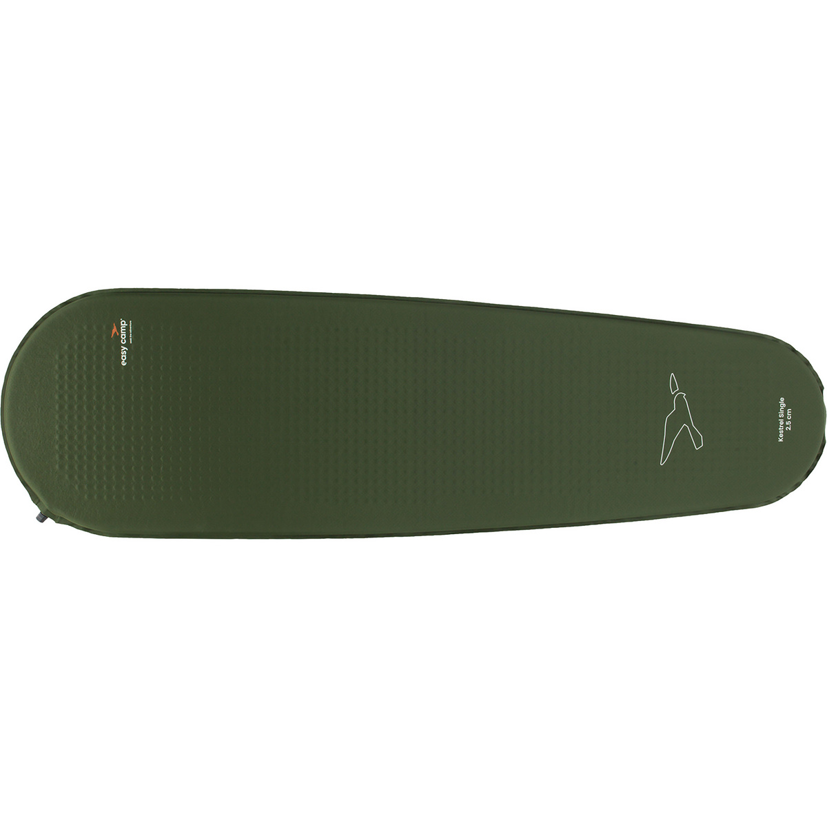 Easy Camp Matelas de sol Kestrel Single 2.5cm (taille 182x51cm, Olive)