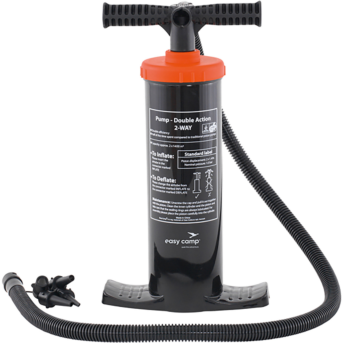 Easy Camp Double Action Pumpe (Größe ONE SIZE, schwarz)