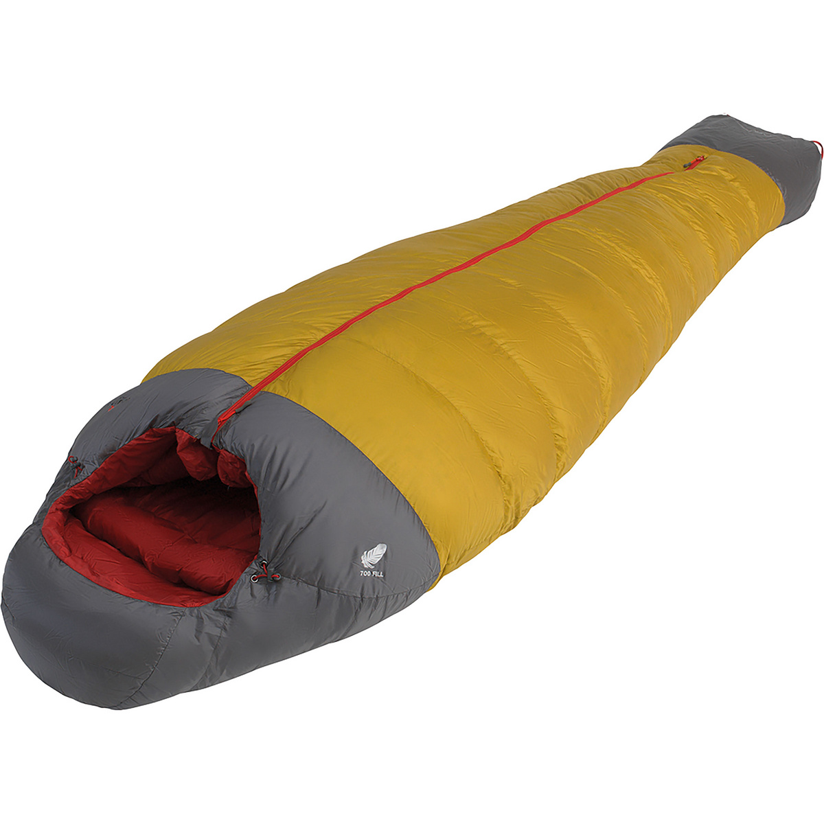 Robens Sac de couchage Couloir 750 -15°C (taille max. 195cm, Jaune)