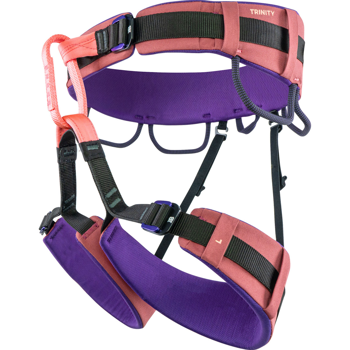 Beal Trinity Klettergurt (Größe 76-86CM, rosa)