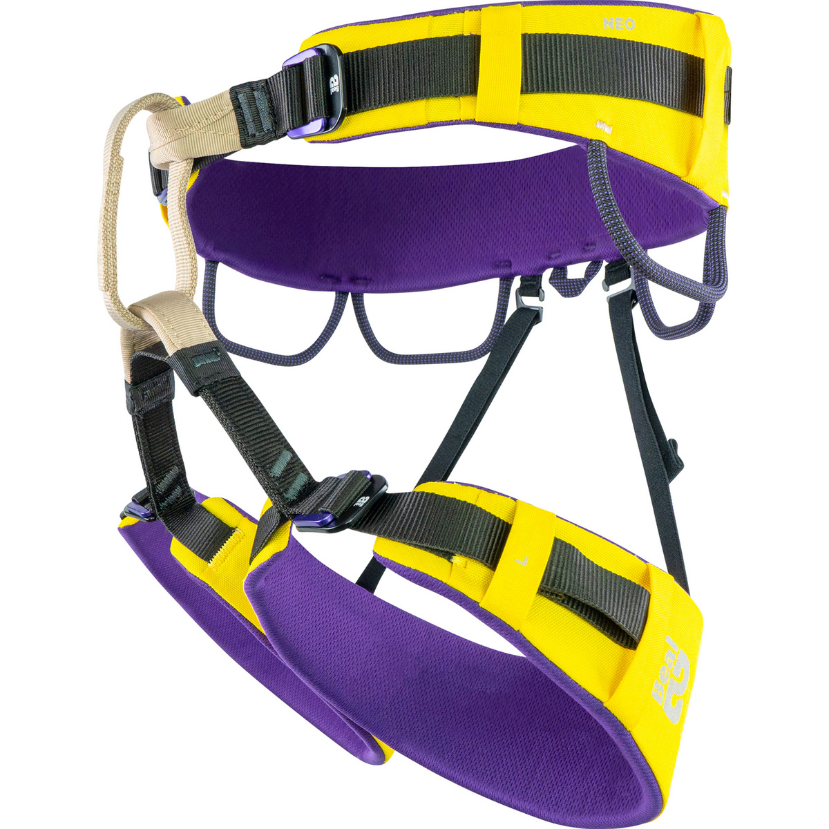 Beal Neo Klettergurt (Größe 76-107cm, gelb)