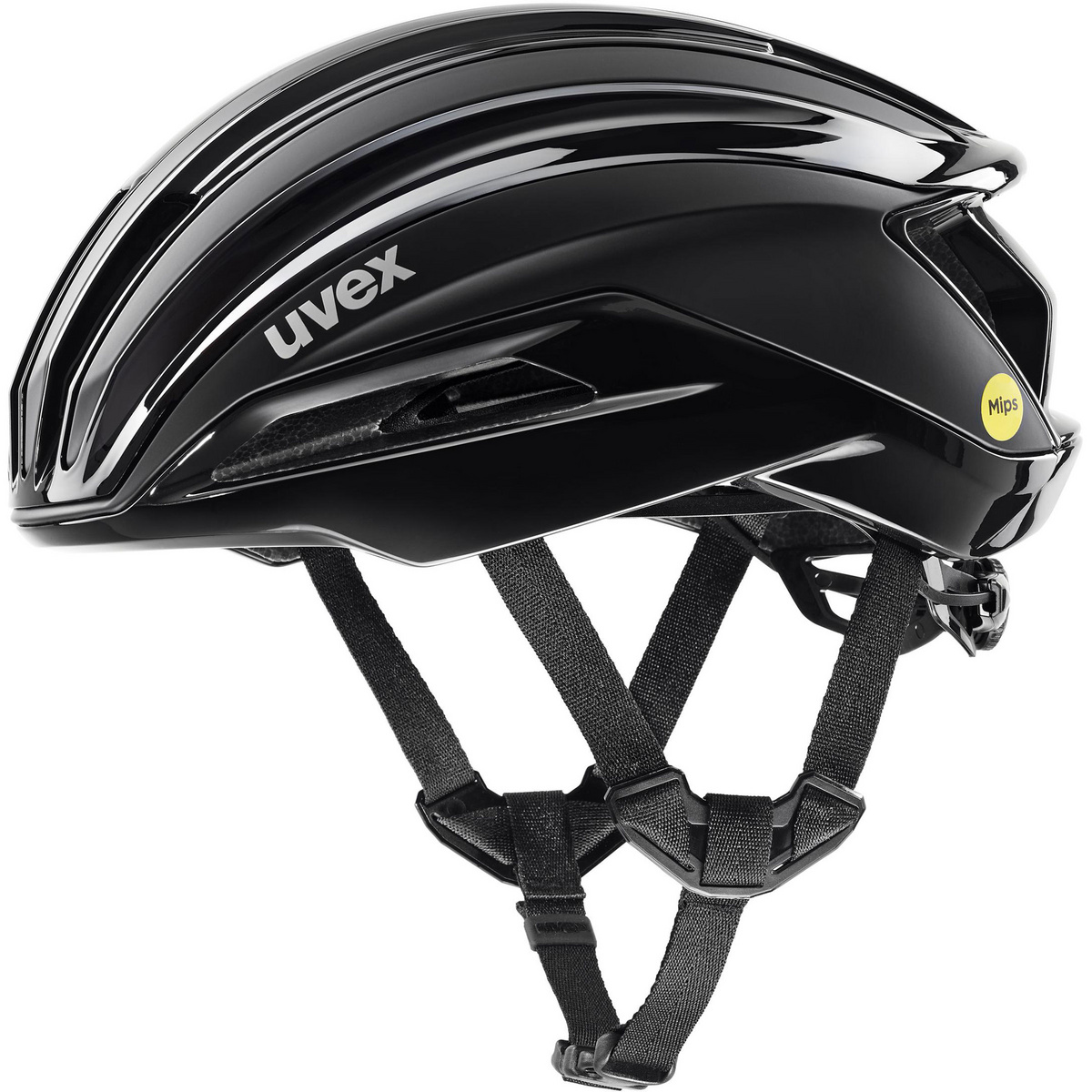 Uvex Surge Aero Mips Fahrradhelm (Größe 56-59CM, schwarz)