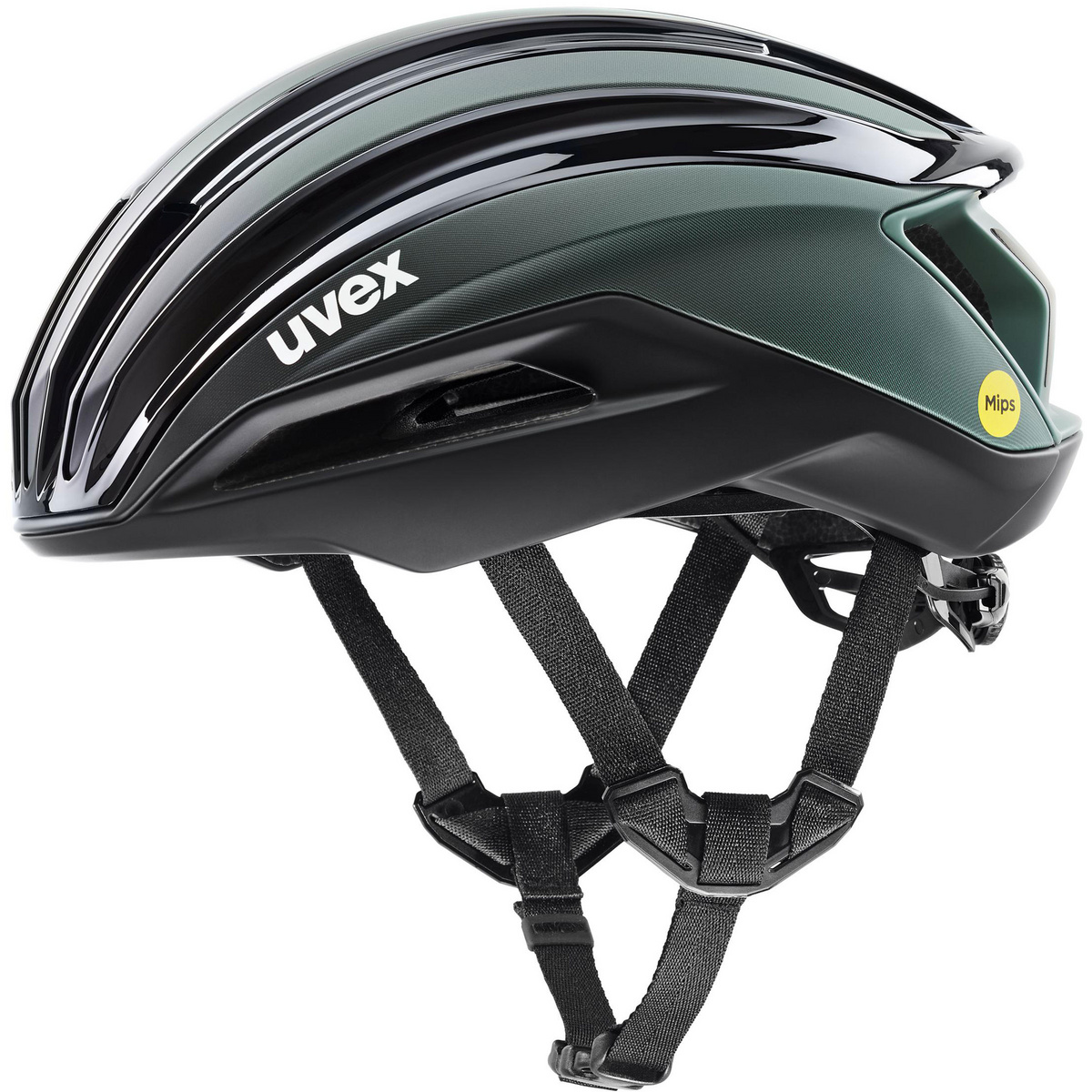 Uvex Surge Aero Mips Fahrradhelm (Größe 59-61CM, gruen)