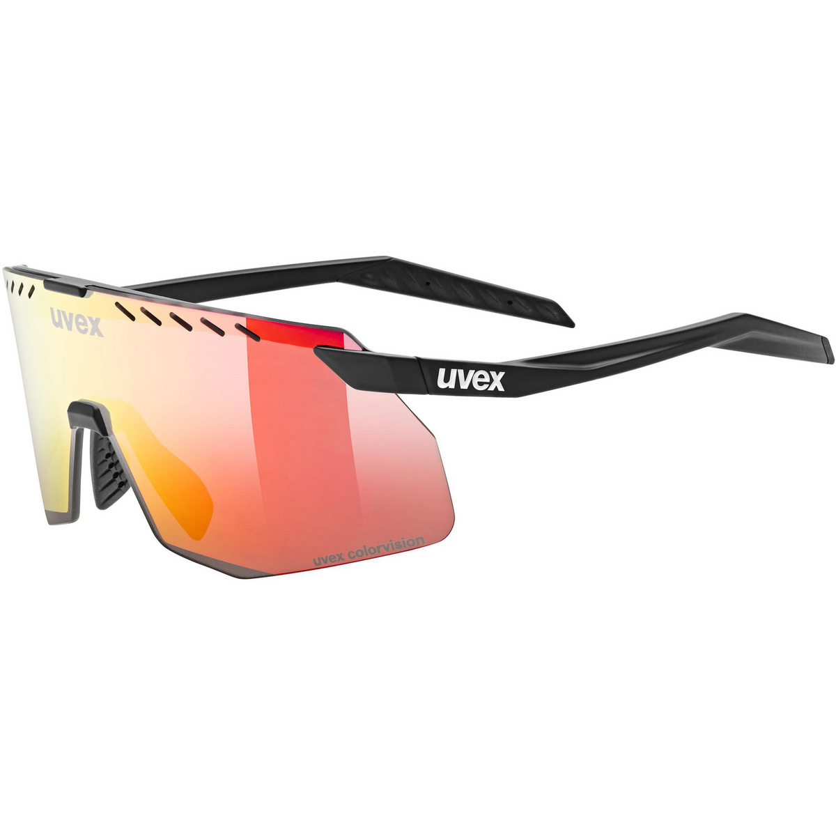 Uvex Pace Stage S CV Sportbrille (Größe One Size, schwarz)