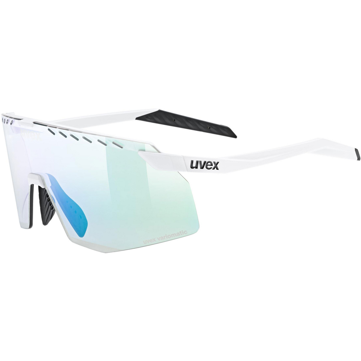 Uvex Occhiali sportivi Pace Stage V (Taglia One Size, Bianco)