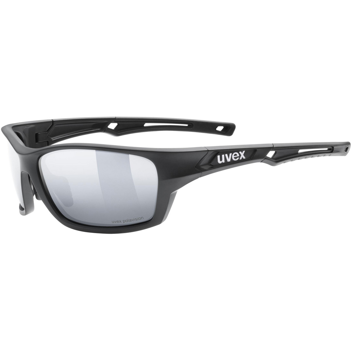 Uvex Sportstyle 232 P Sportbrille (Größe One Size, schwarz)