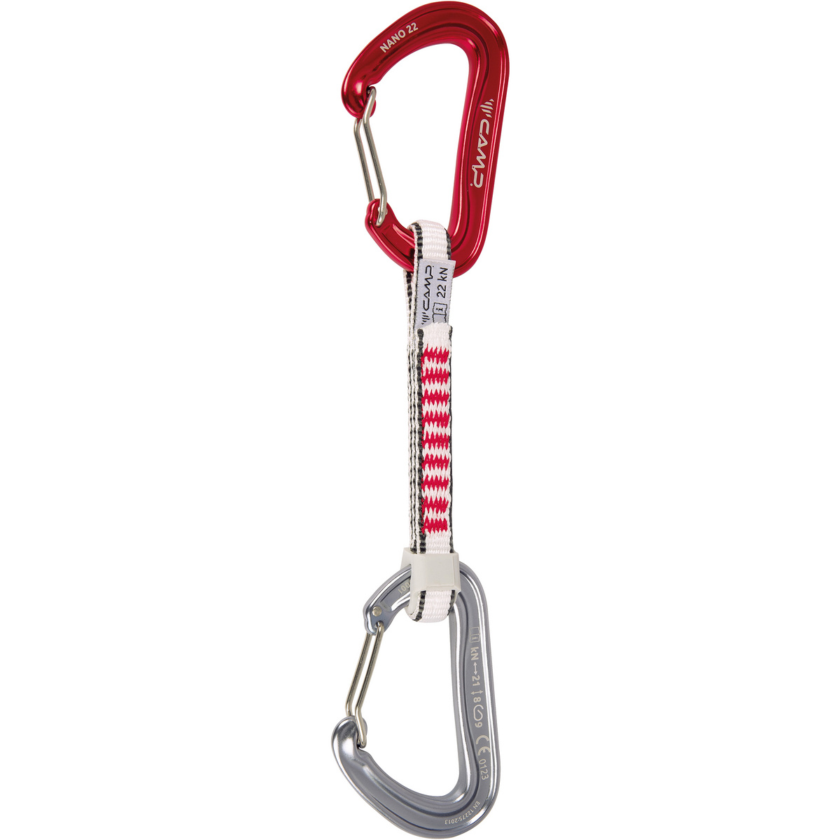Camp Rinvio Nano 22 Express KS (Taglia 12CM, Rosso)