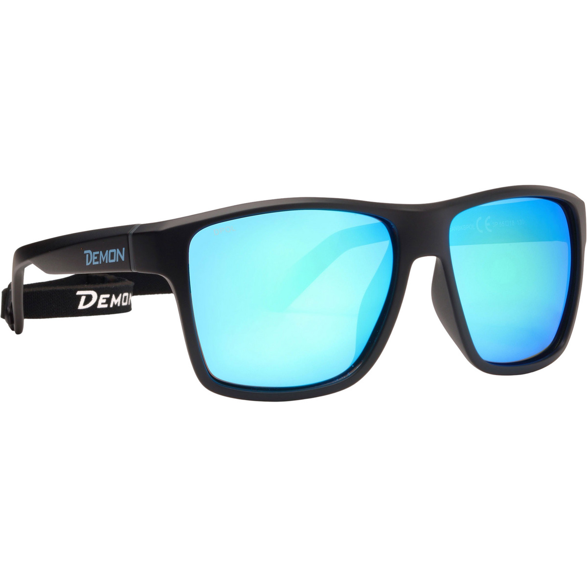 Demon Occhiali da sole Ocean Dpol (Taglia One Size, Nero)