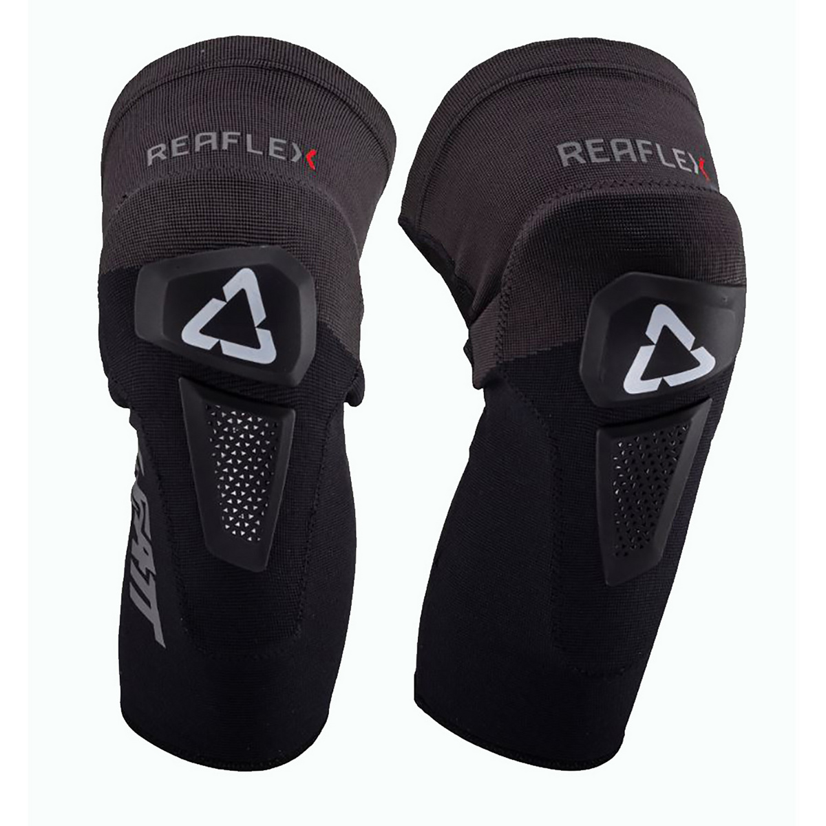 Leatt Protezione per le ginocchia ReaFlex Hybrid (Taglia L, Nero)