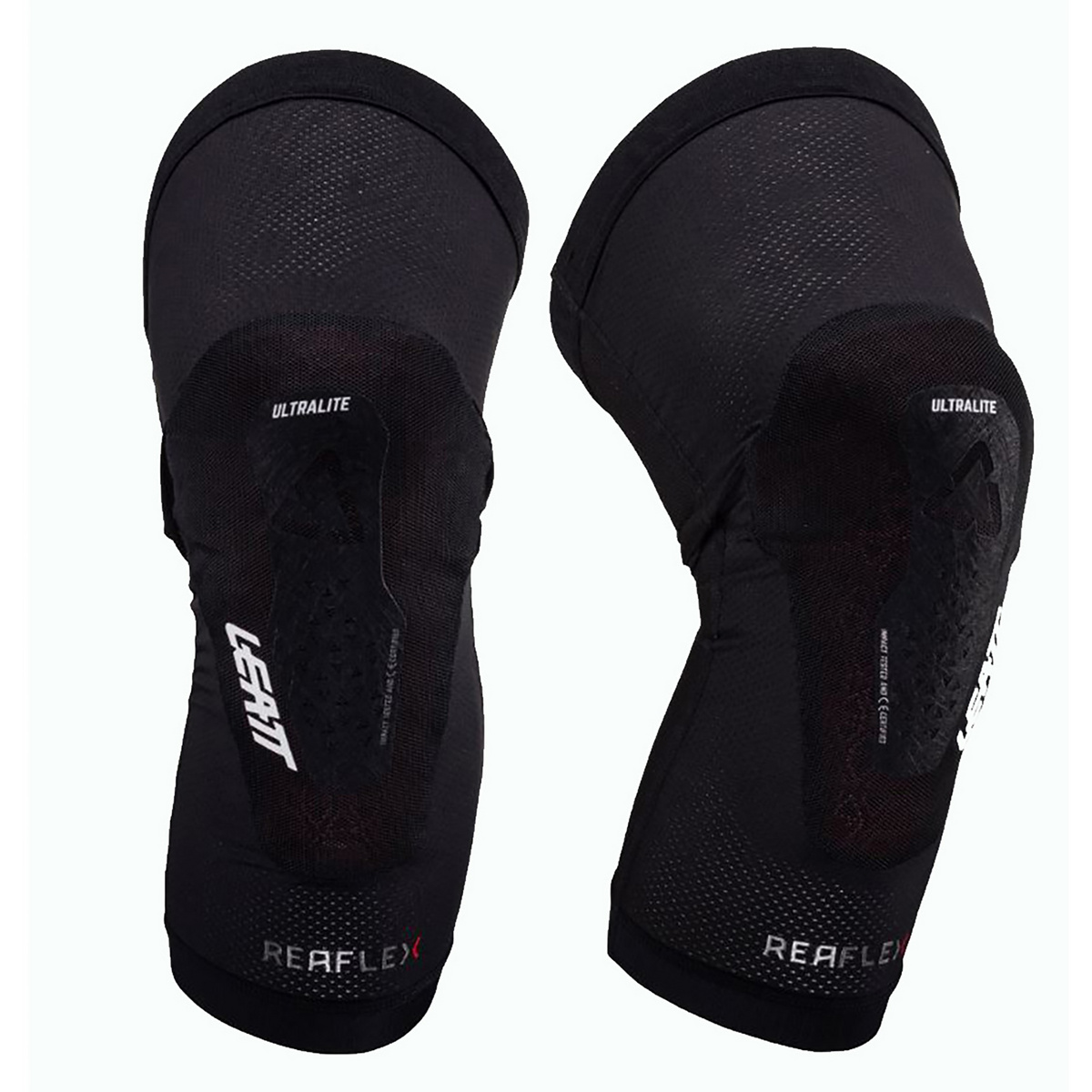Leatt ReaFlex UltraLite Knieprotektor (Größe XXL, schwarz)