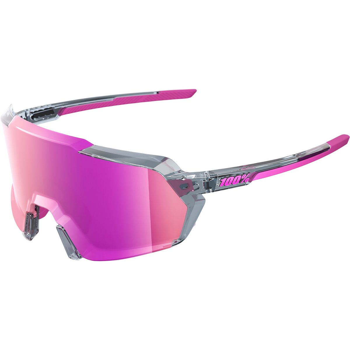 100% Korbin Mirror Sportbrille (Größe ONE SIZE, grau)