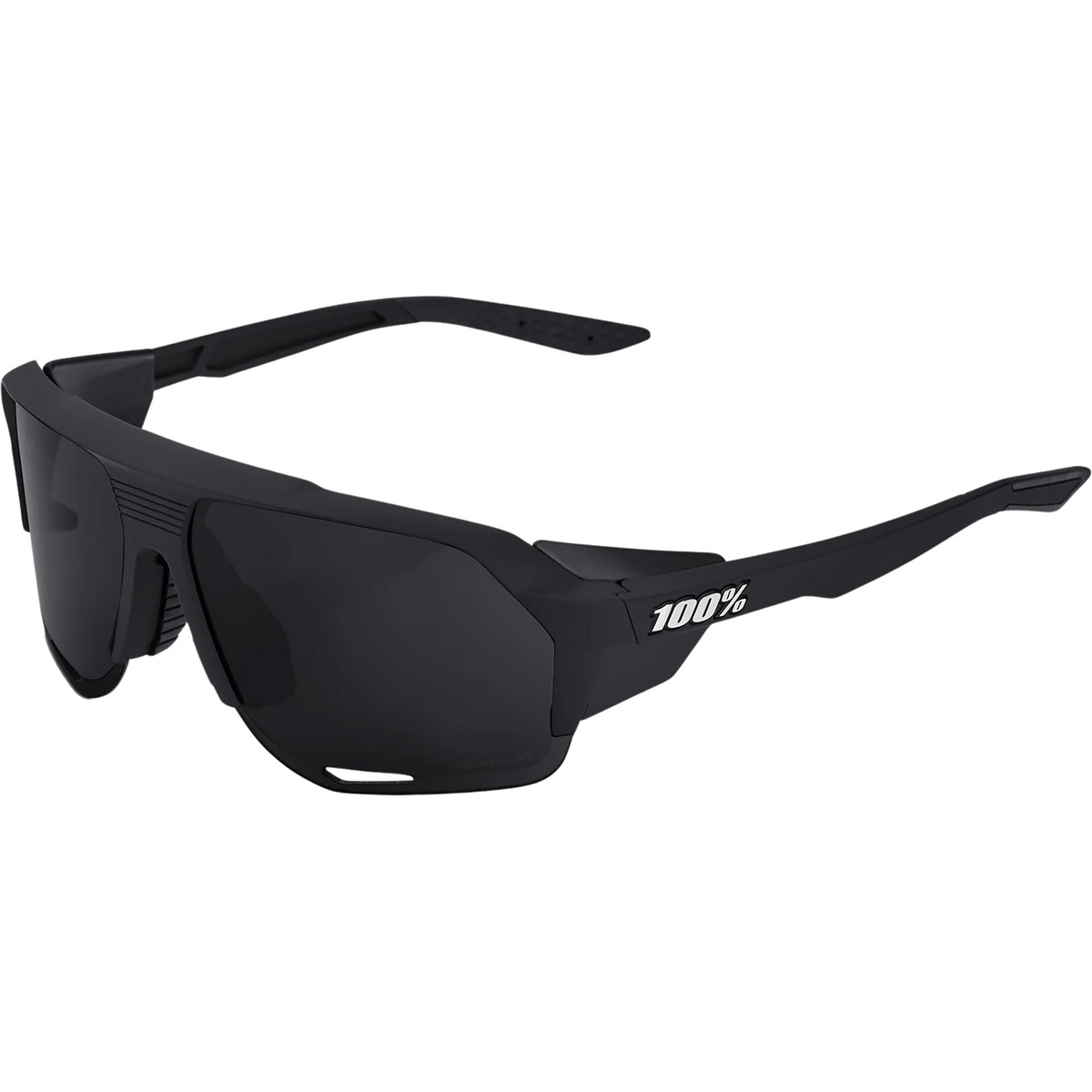 100% Occhiali da ghiacciaio Norvik Peakpolar Lens (Taglia ONE SIZE, Nero)