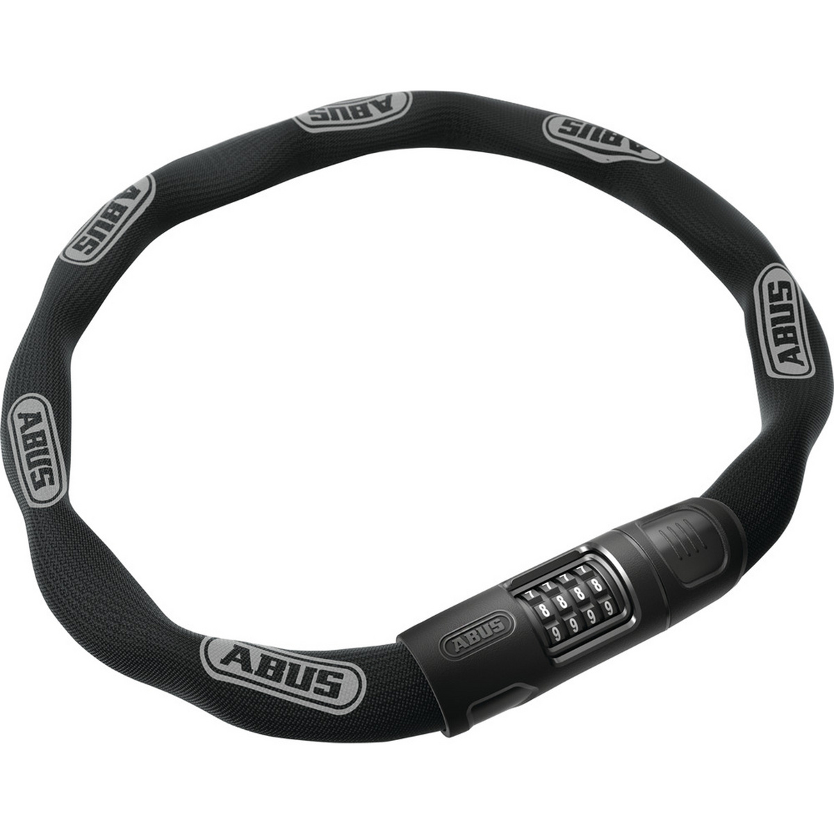 Abus 8808C/85 Kettenschloss (Größe 85cm, schwarz)
