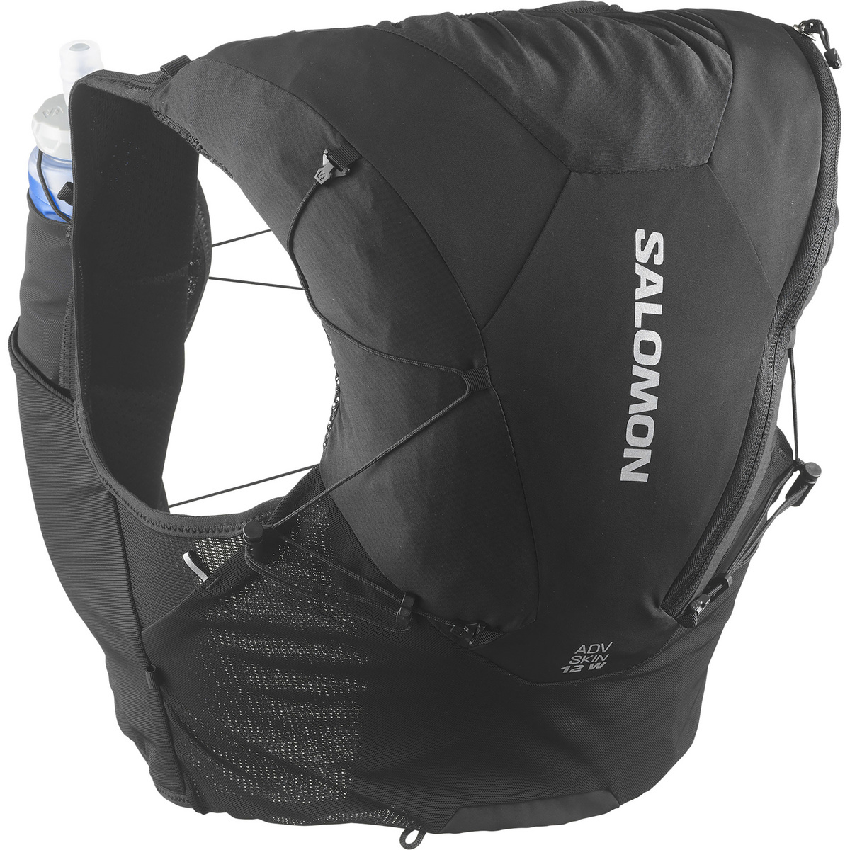 Salomon Damen Adv Skin 12 Set Trailrunningweste (Größe 12L | L, schwarz)