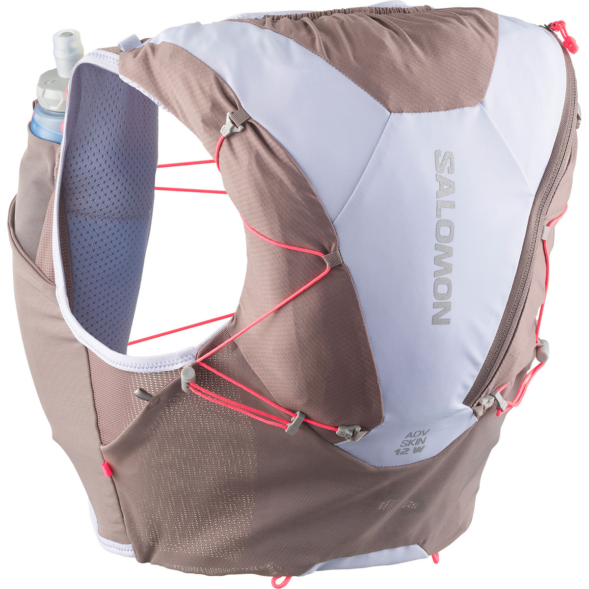 Salomon Femme Gilet de trail running Adv Skin 12 Set (taille 12L | L, Brun)