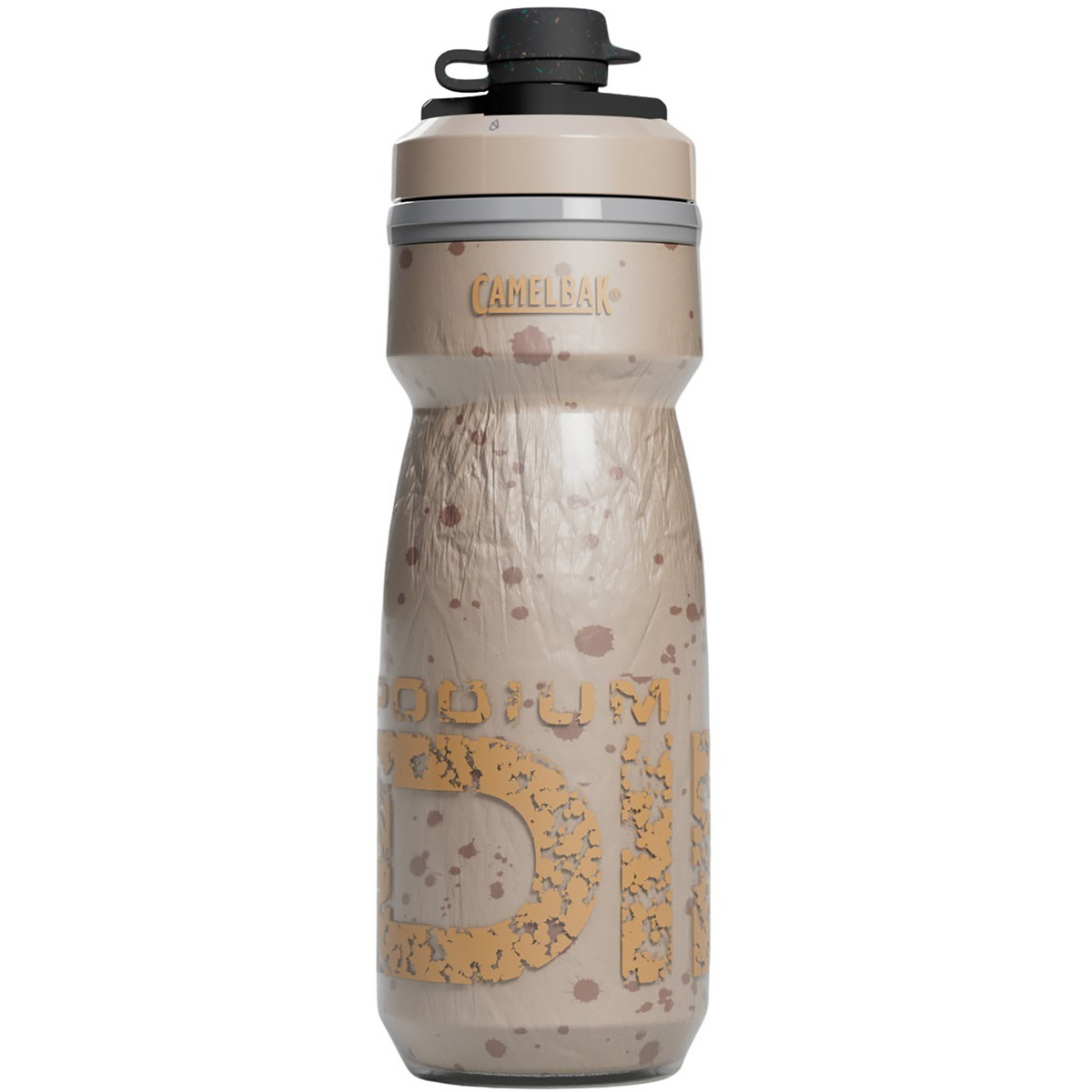 Camelbak Podium Dirt Chill Trinkflasche (Größe 0.62L, beige)