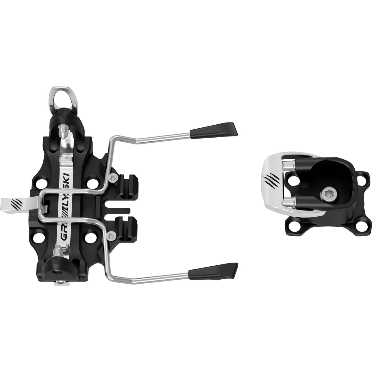Grizzly Ski Attacchi da sci alpinismo GR Olympic Microshift 8 (Taglia 65-75mm, Argento)