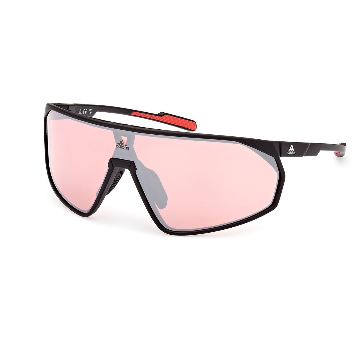 adidas Eyewear SP0074 Sportbrille (Größe One Size, schwarz)