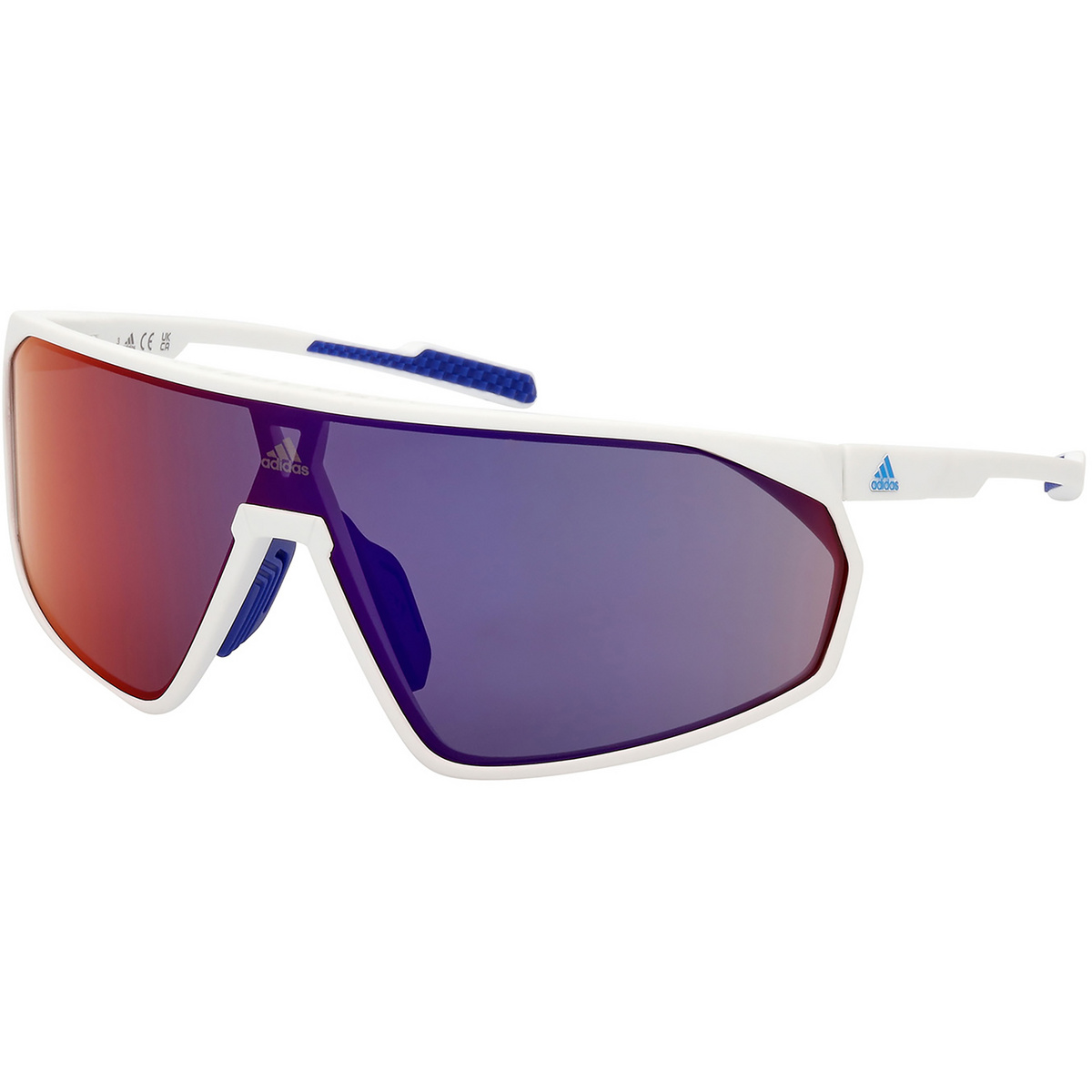 adidas Eyewear SP0074 Sportbrille (Größe One Size, weiss)