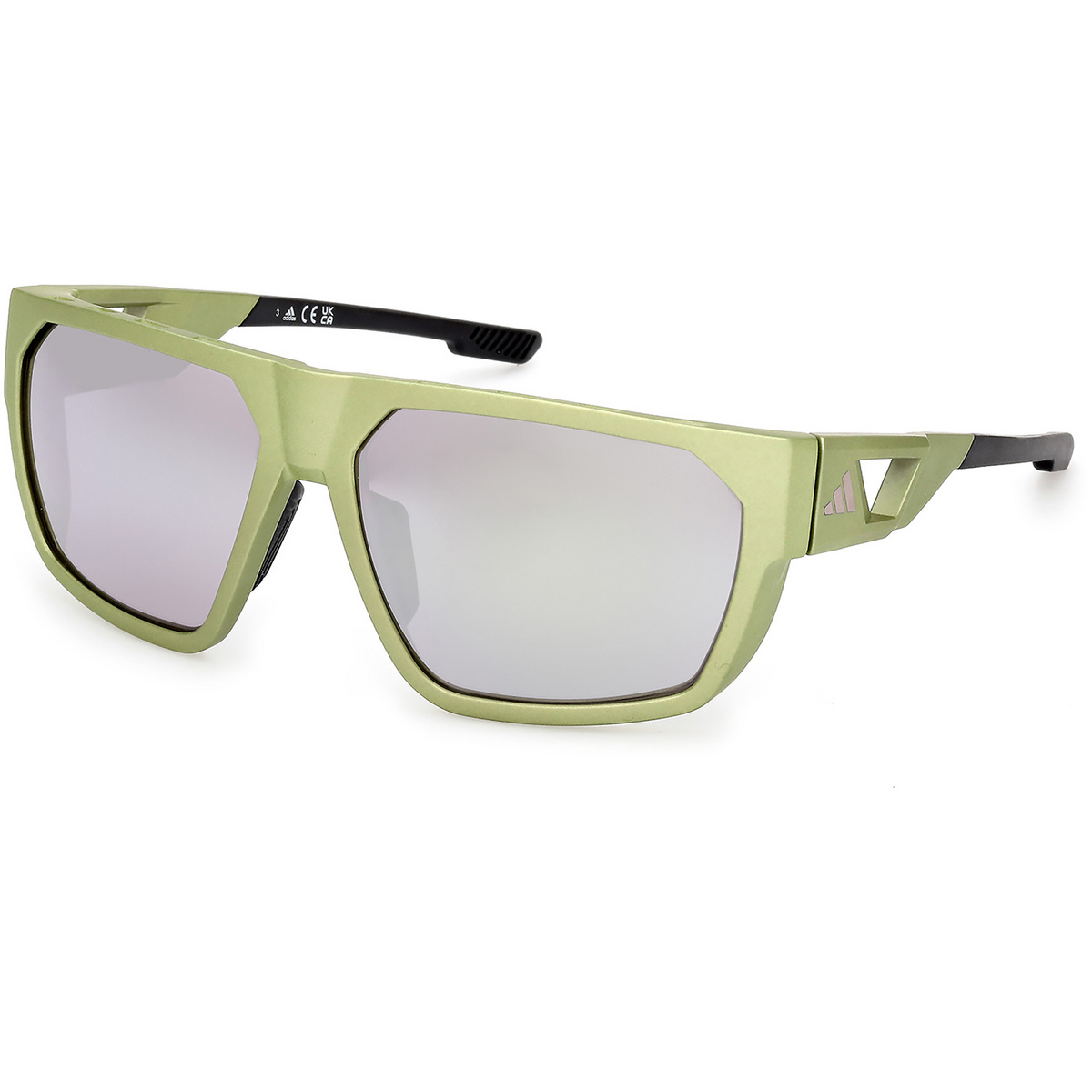 adidas Eyewear Occhiali sportivi SP0097 (Taglia One Size, Verde)