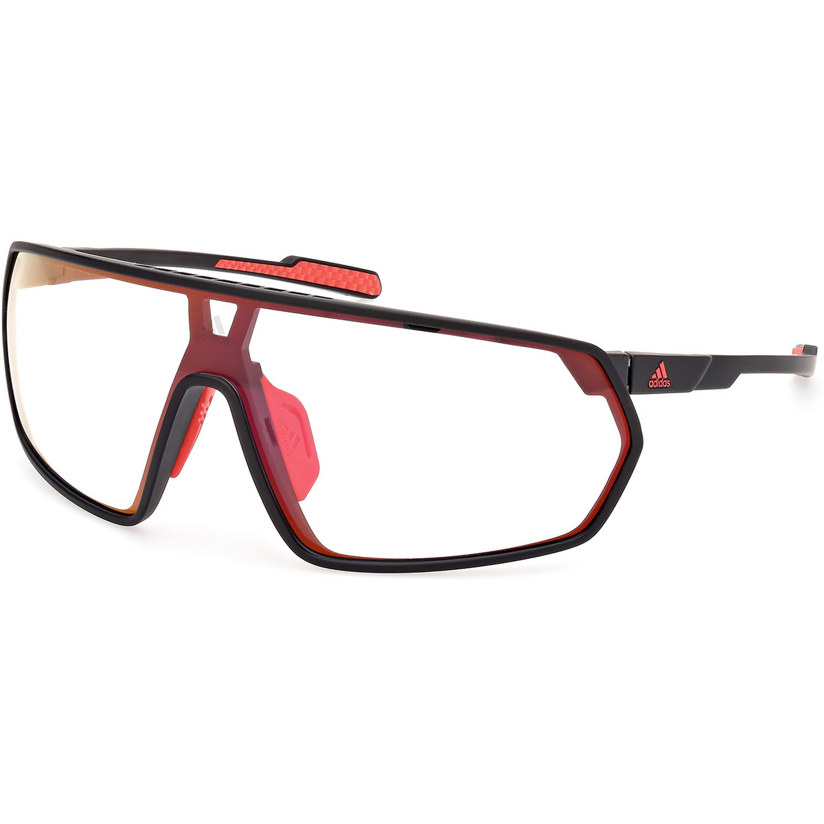 adidas Eyewear SP0088 Sportbrille (Größe One Size, schwarz)