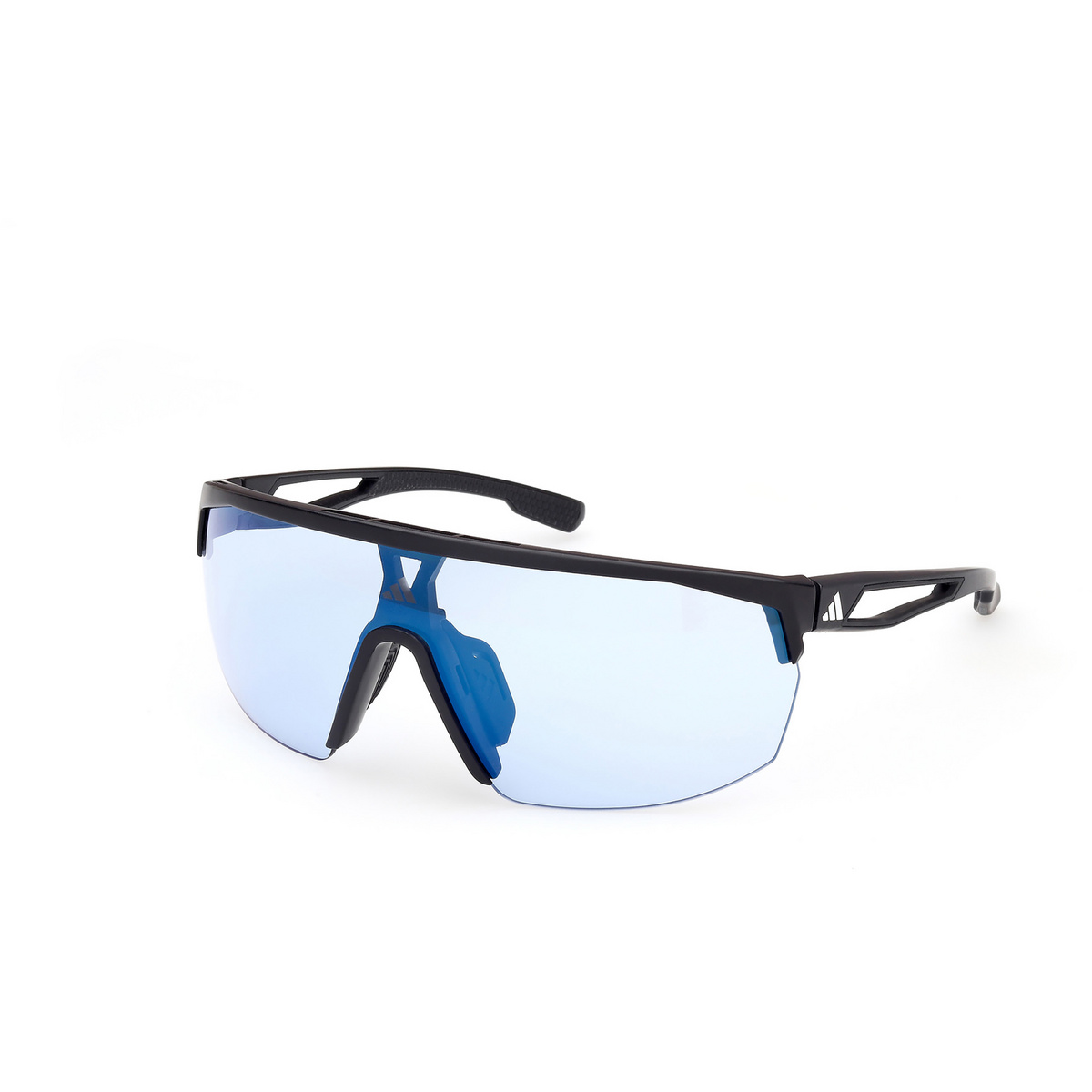 adidas Eyewear Occhiali sportivi SP0099 (Taglia One Size, Nero)