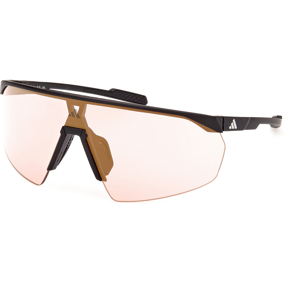 adidas Eyewear SP0075 Sportbrille (Größe One Size, schwarz)